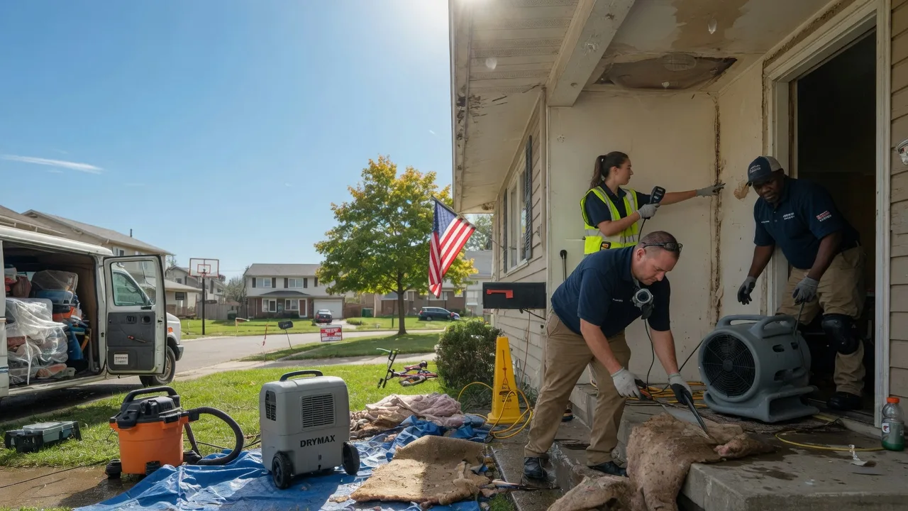 Water Damage Restoration in Sandston, VA near me